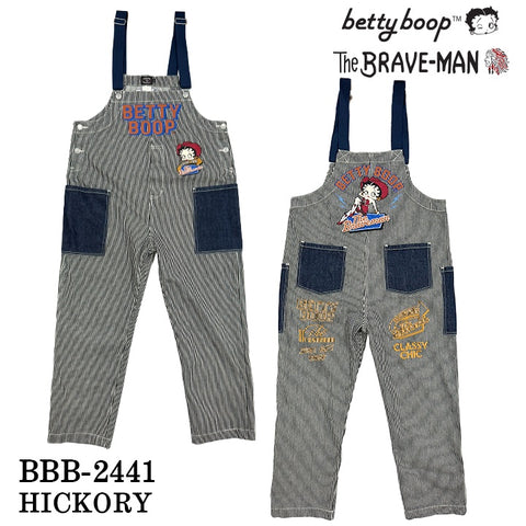 THE BRAVEMAN×BETTY BOOP ブレイブマン ベティ・ブープ コラボ オーバーオール bbb-2441