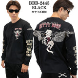 THE BRAVEMAN×BETTY BOOP ベティーブープ 天竺 長袖Tシャツ ロンTEE bbb-2443