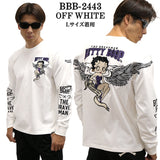 THE BRAVEMAN×BETTY BOOP ベティーブープ 天竺 長袖Tシャツ ロンTEE bbb-2443