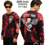 THE BRAVEMAN×BETTY BOOP ベティーブープ 天竺 長袖Tシャツ ロンTEE bbb-2443