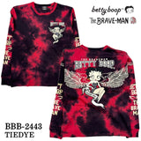 THE BRAVEMAN×BETTY BOOP ベティーブープ 天竺 長袖Tシャツ ロンTEE bbb-2443