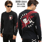 THE BRAVEMAN×BETTY BOOP ベティーブープ 天竺 長袖Tシャツ ロンTEE bbb-2444