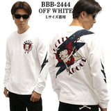 THE BRAVEMAN×BETTY BOOP ベティーブープ 天竺 長袖Tシャツ ロンTEE bbb-2444