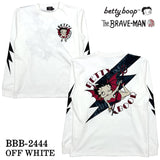 THE BRAVEMAN×BETTY BOOP ベティーブープ 天竺 長袖Tシャツ ロンTEE bbb-2444