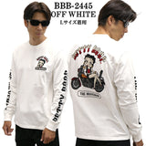 THE BRAVEMAN×BETTY BOOP ベティーブープ 天竺 長袖Tシャツ ロンTEE bbb-2445