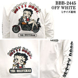 THE BRAVEMAN×BETTY BOOP ベティーブープ 天竺 長袖Tシャツ ロンTEE bbb-2445