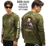 THE BRAVEMAN×BETTY BOOP ベティーブープ 天竺 長袖Tシャツ ロンTEE bbb-2445