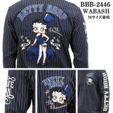 THE BRAVEMAN×BETTY BOOP ベティーブープ 天竺 長袖Tシャツ ロンTEE bbb-2446