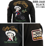 THE BRAVEMAN×BETTY BOOP ベティーブープ 起毛プレーティング プルオーバー bbb-2448