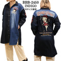 THE BRAVEMAN×BETTY BOOP ベティーブープ シャツ ワンピース bbb-2450