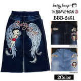 THE BRAVEMAN×BETTY BOOP ベティ・ブープ ストレッチ デニムスカート bbb-2451