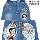 THE BRAVEMAN×BETTY BOOP ベティ・ブープ ストレッチ デニムスカート bbb-2451