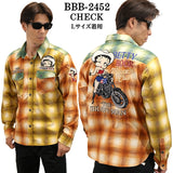 THE BRAVEMAN×BETTY BOOP ベティ・ブープ 長袖シャツ bbb-2452