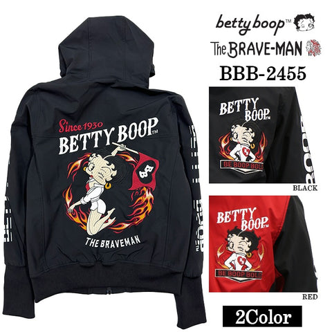 THE BRAVEMAN×BETTY BOOP ブレイブマン ベディ・ブープ コラボ 3層ストレッチ ボンディングジャケット bbb-245