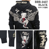 THE BRAVEMAN×BETTY BOOP ブレイブマン ベティ・ブープ 裏毛フルジップパーカー bbb-2457