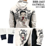 THE BRAVEMAN×BETTY BOOP ブレイブマン ベティ・ブープ 裏毛フルジップパーカー bbb-2457