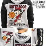 THE BRAVEMAN×BETTY BOOP ブレイブマン ベティ・ブープ 裏毛フルジップパーカー bbb-2458