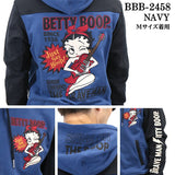 THE BRAVEMAN×BETTY BOOP ブレイブマン ベティ・ブープ 裏毛フルジップパーカー bbb-2458