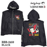 THE BRAVEMAN×BETTY BOOP ブレイブマン ベティ・ブープ 起毛プレーティング パーカー 裏ボア bbb-2459