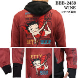 THE BRAVEMAN×BETTY BOOP ブレイブマン ベティ・ブープ 起毛プレーティング パーカー 裏ボア bbb-2459