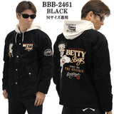 THE BRAVEMAN×BETTY BOOP ベティーブープ 裏ファー フェイクレイヤード ジャケット bbb-2461