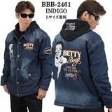 THE BRAVEMAN×BETTY BOOP ベティーブープ 裏ファー フェイクレイヤード ジャケット bbb-2461