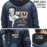 THE BRAVEMAN×BETTY BOOP ベティーブープ 裏ファー フェイクレイヤード ジャケット bbb-2461