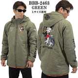 THE BRAVEMAN×BETTY BOOP ベティーブープ 中綿 キルティングジャケット bbb-2463