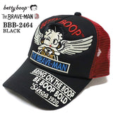 THE BRAVEMAN×BETTY BOOP ベティ・ブープ ツイルメッシュキャップ 帽子 bbb-2464