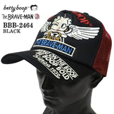 THE BRAVEMAN×BETTY BOOP ベティ・ブープ ツイルメッシュキャップ 帽子 bbb-2464