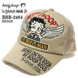 THE BRAVEMAN×BETTY BOOP ベティ・ブープ ツイルメッシュキャップ 帽子 bbb-2464