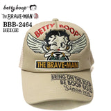 THE BRAVEMAN×BETTY BOOP ベティ・ブープ ツイルメッシュキャップ 帽子 bbb-2464