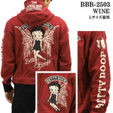 THE BRAVEMAN×BETTY BOOP ブレイブマン ベティ・ブープ 裏毛フルジップパーカー bbb-2503