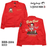 THE BRAVEMAN×BETTY BOOP ブレイブマン ベティ・ブープ コラボ ツイル スイングトップ ジャケット bbb-2504