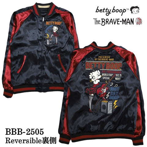 THE BRAVEMAN×BETTY BOOP ブレイブマン ベディ・ブープ コラボ SKA リバーシブルスカジャン bbb-2505