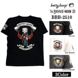 THE BRAVEMAN×BETTY BOOP ベティーブープ 天竺 半袖Tシャツ bbb-2510