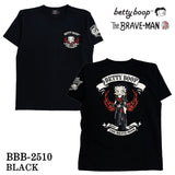 THE BRAVEMAN×BETTY BOOP ベティーブープ 天竺 半袖Tシャツ bbb-2510