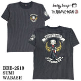 THE BRAVEMAN×BETTY BOOP ベティーブープ 天竺 半袖Tシャツ bbb-2510