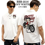 THE BRAVEMAN×BETTY BOOP ベティーブープ 天竺 半袖 ポロシャツ bbb-2516