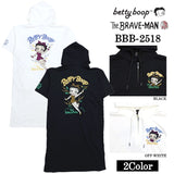 THE BRAVEMAN×BETTY BOOP ベティーブープ ドライメッシュ パーカーワンピース bbb-2518