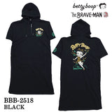 THE BRAVEMAN×BETTY BOOP ベティーブープ ドライメッシュ パーカーワンピース bbb-2518