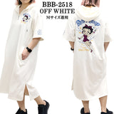 THE BRAVEMAN×BETTY BOOP ベティーブープ ドライメッシュ パーカーワンピース bbb-2518