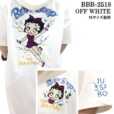 THE BRAVEMAN×BETTY BOOP ベティーブープ ドライメッシュ パーカーワンピース bbb-2518