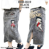 THE BRAVEMAN×BETTY BOOP ベティ・ブープ スリット デニムスカート bbb-2519