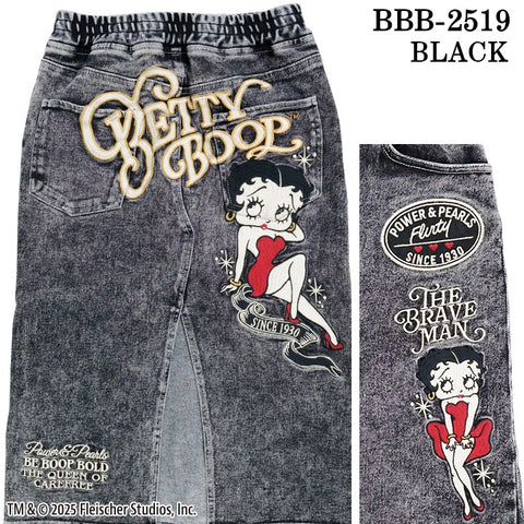 THE BRAVEMAN×BETTY BOOP ベティ・ブープ スリット デニムスカート bbb-2519