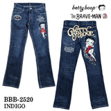 THE BRAVEMAN×BETTY BOOP ブレイブマン ベティ・ブープ コラボ デニムパンツ ジーンズ ボトム bbb-2520