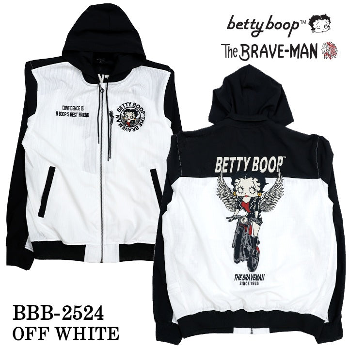 THE BRAVEMAN×BETTY BOOP ブレイブマン ベディ・ブープ コラボ サマーメッシュ ジャケット bbb-2524