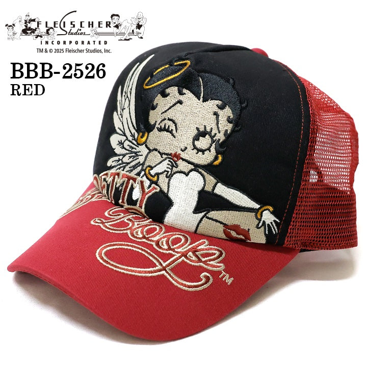 THE BRAVEMAN×BETTY BOOP ベティーブープ メッシュキャップ 帽子 bbb-2526
