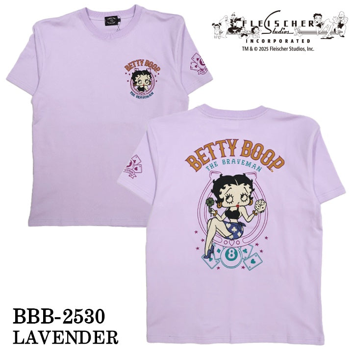 THE BRAVEMAN×BETTY BOOP ベティーブープ 天竺 半袖Tシャツ bbb-2530