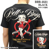 THE BRAVEMAN×BETTY BOOP ベティーブープ 天竺 半袖Tシャツ bbb-2531